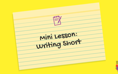 Writing Short >> How to Start and Finish a Story in One Sitting