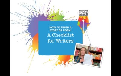 How to Finish Your Story or Poem: A Checklist for Writers [Inklings Book Contest Prep 2020]