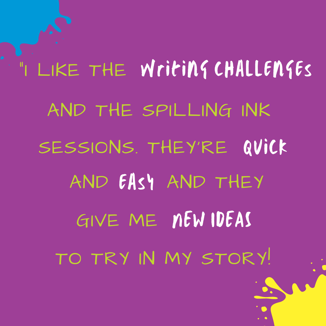 quote-Spilling Ink