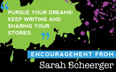 A message from author Sarah Scheerger