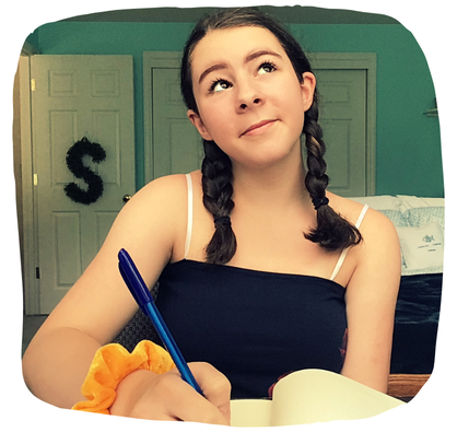 Writer writing